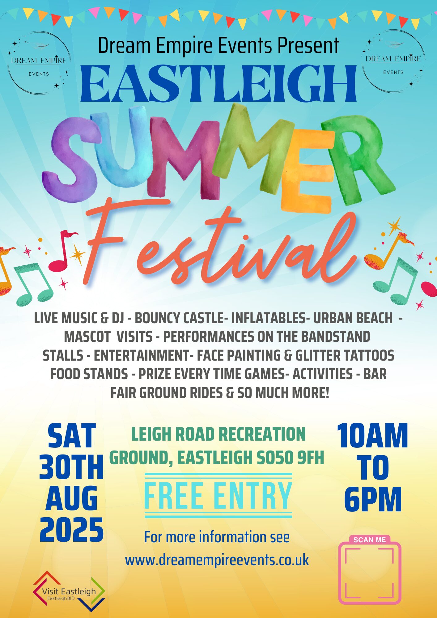 Dream Empire Events Ltd Eastleigh Southampton Events