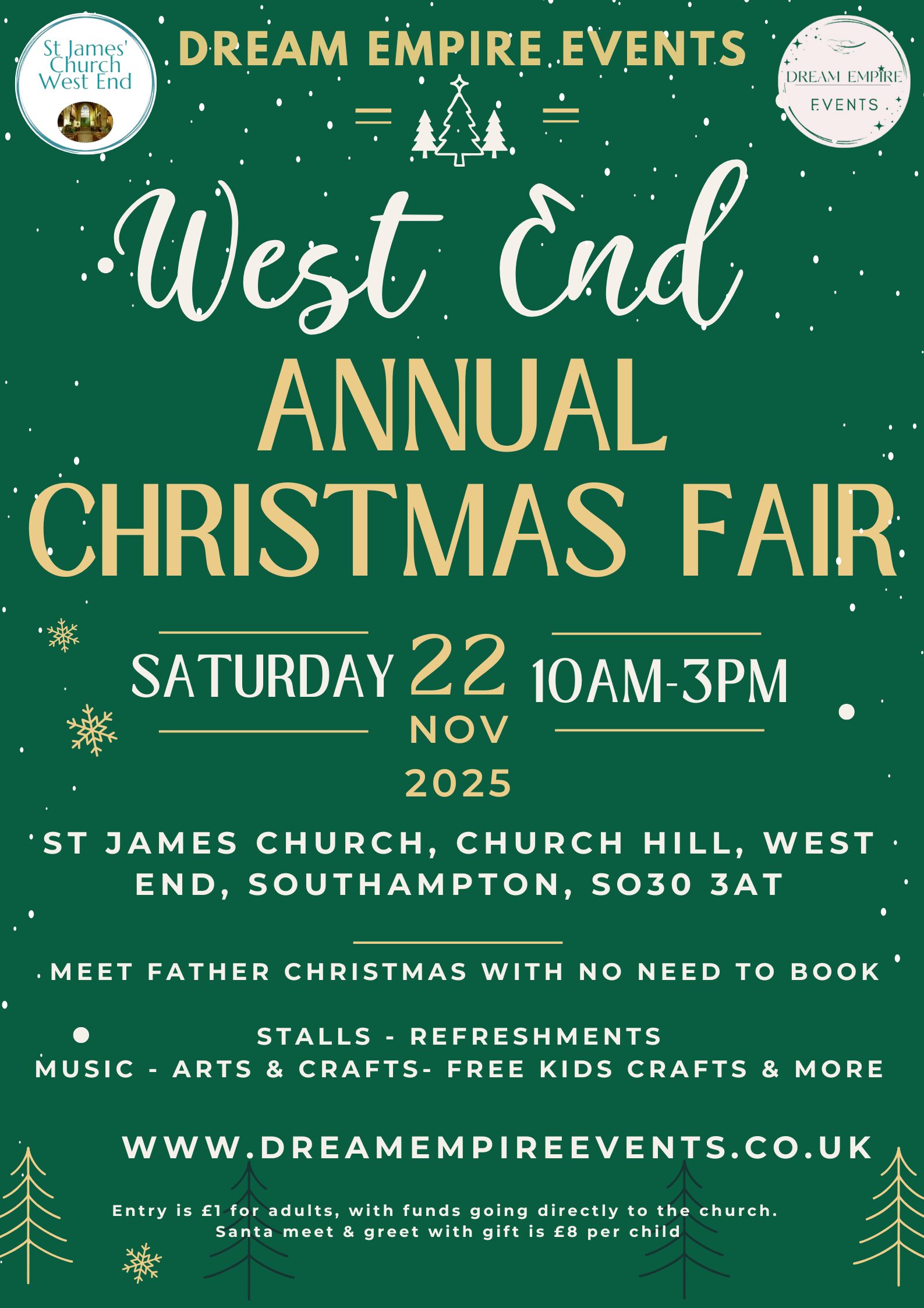 St James Church Christmas Fair 2024 (1) eastleigh summer festival