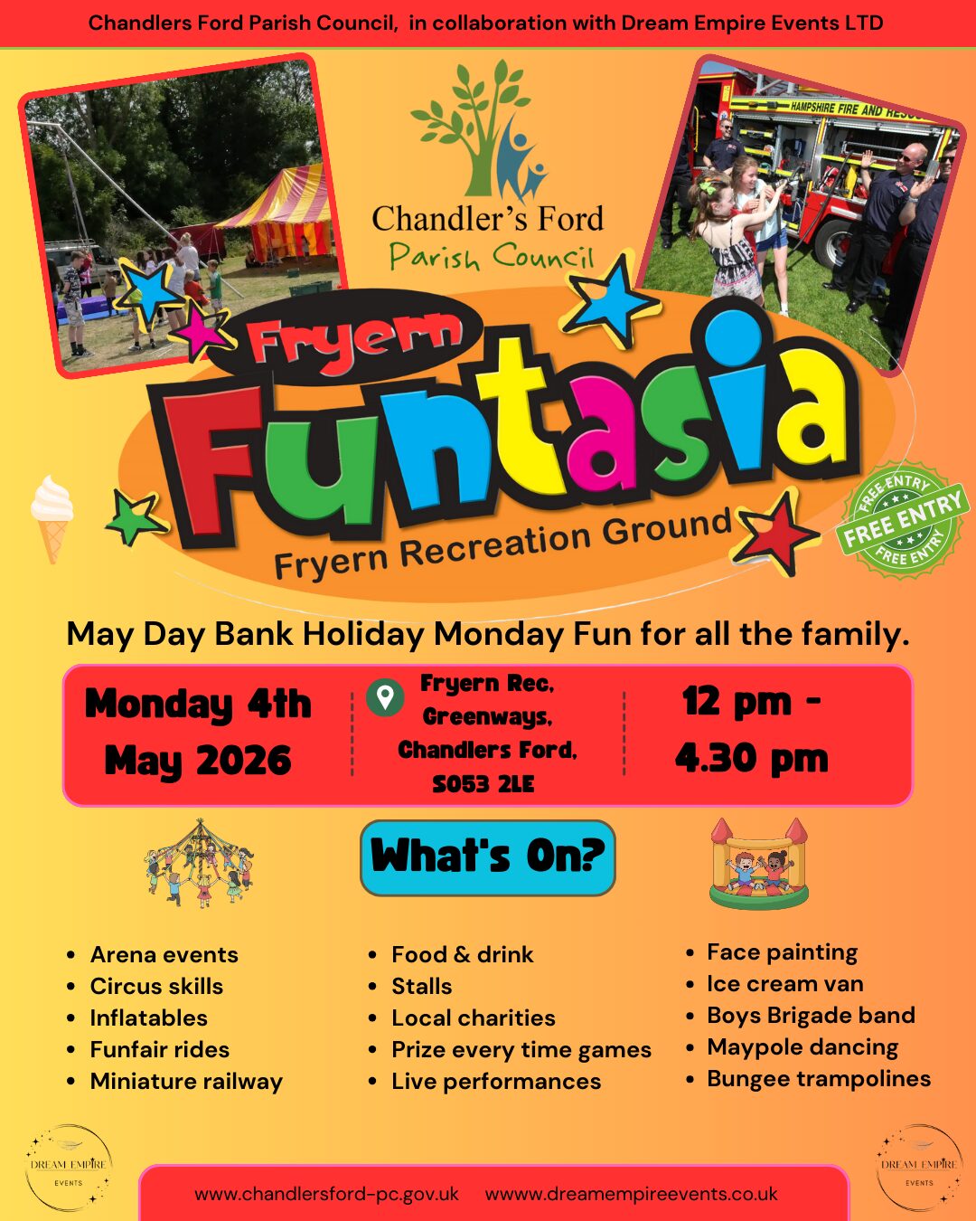 Fryern Funtasia 2026 (1) eastleigh summer festival